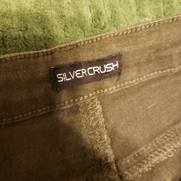 Distressed army green pants - Picture 3 of 4